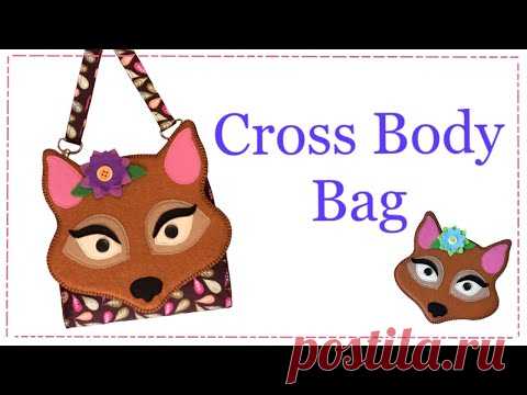 How to sew a Fox cross body bag || FREE PATTERN || Full tutorial with Lisa Pay - YouTube