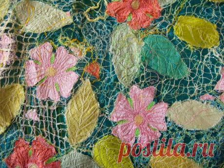 Текстильный коллаж на основе органзы - Фестиваль лоскутного шитья в Суздале