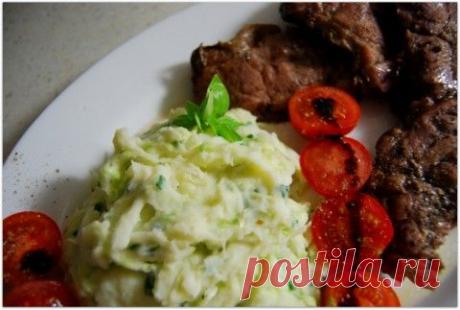 Колканнон и свиные стейки