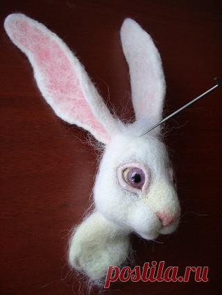 tutorial, white rabbit | Felting again | Белые Кролики, Руководства и Кролик