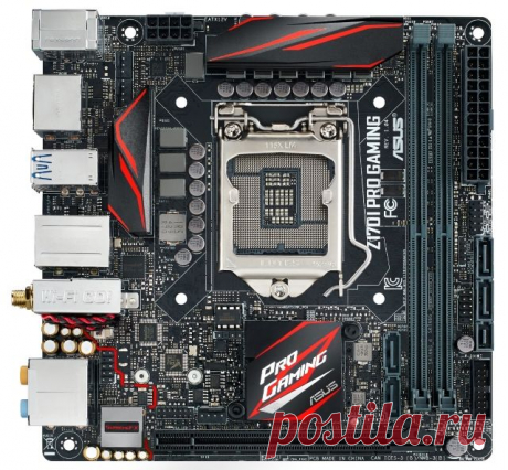 GECID.com: Игровая материнская плата ASUS Z170I Pro Gaming в формате Mini-ITX