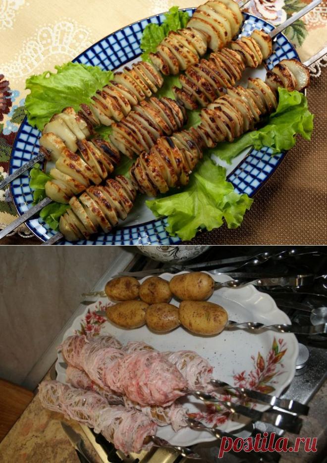 Невероятно вкусная картошка на мангале