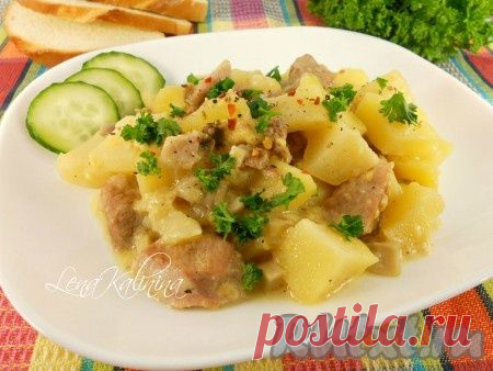 Свинина с картофелем в мультиварке (рецепт с фото) | RUtxt.ru