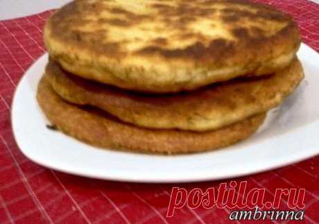 Монастырские лепешки на рассоле (постные!) - со сковороды.
