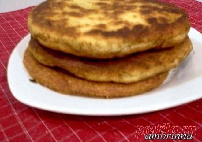 Монастырские лепешки на рассоле (постные!) - со сковороды.