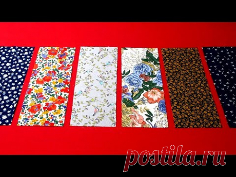 DIY이 방법으로 꿰매면 "귀여운 토트백"을 얻을 수 있어요!/If you sew it like this. It becomes a "cute tote bag"
