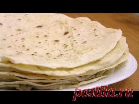 Армянский лаваш / How to make a Flatbread - YouTube