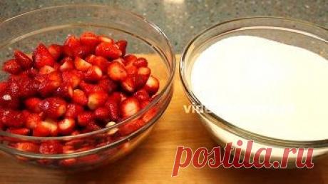 Клубничное варенье - Видеокулинария.рф - видео-рецепты Бабушки Эммы