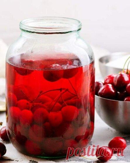 Компот из черемухи на зиму без стерилизации