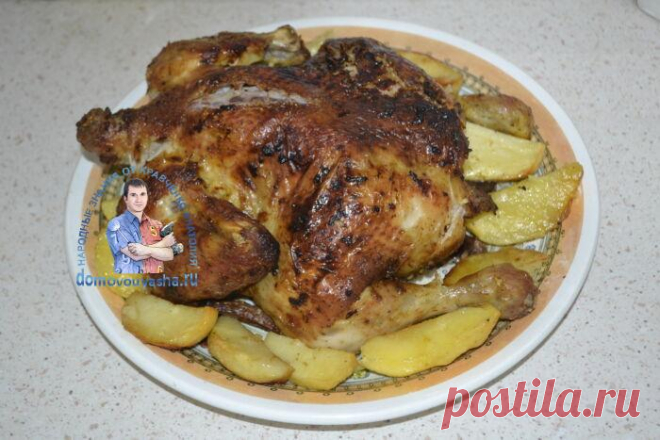 Курица с картошкой в духовке в рукаве для запекания самый вкусный рецепт с чесноком Как приготовить целую курицу в рукаве. Самый вкусный рецепт курицы с картошкой в духовке с пошаговыми фотографиями. Сочная курица в рукаве с картошкой.