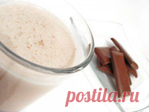 Молочный коктейль с шоколадным мороженым