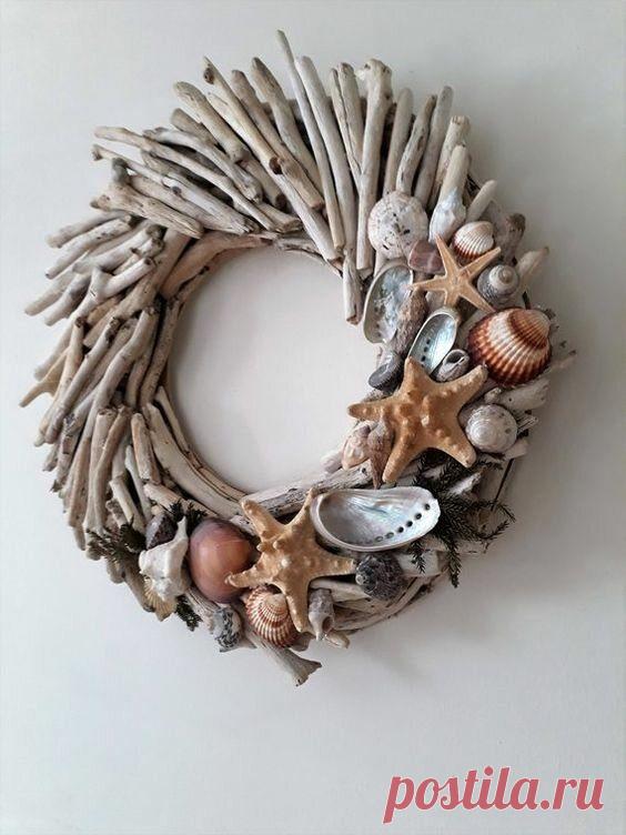 Искусство из деревяшек, выброшенных морем