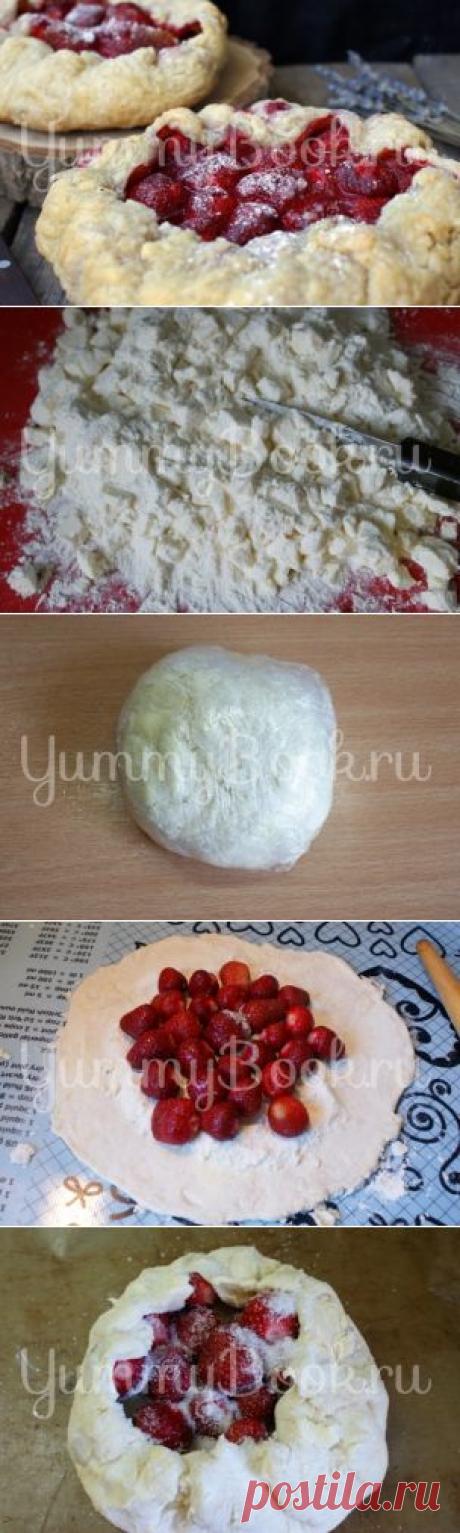 Галета с клубникой - пошаговый рецепт с фото