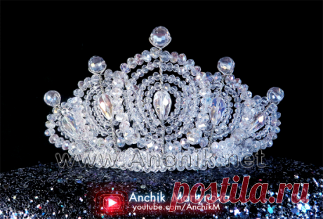 Корона из бисера своими руками Видеоуроки по бисероплетению, Разные изделия из бисера – Бисерок