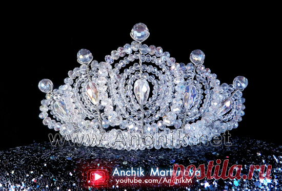 Корона из бисера своими руками Видеоуроки по бисероплетению, Разные изделия из бисера – Бисерок