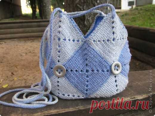 Вязание крючком - Сумка и юбка из квадратных мотивов » Поиск мастер классов, поделок своими руками и рукоделия на SearchMasterclass.Net