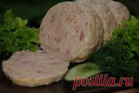 Варена колбаса с ветчиной домашняя | Вкусный каприз.