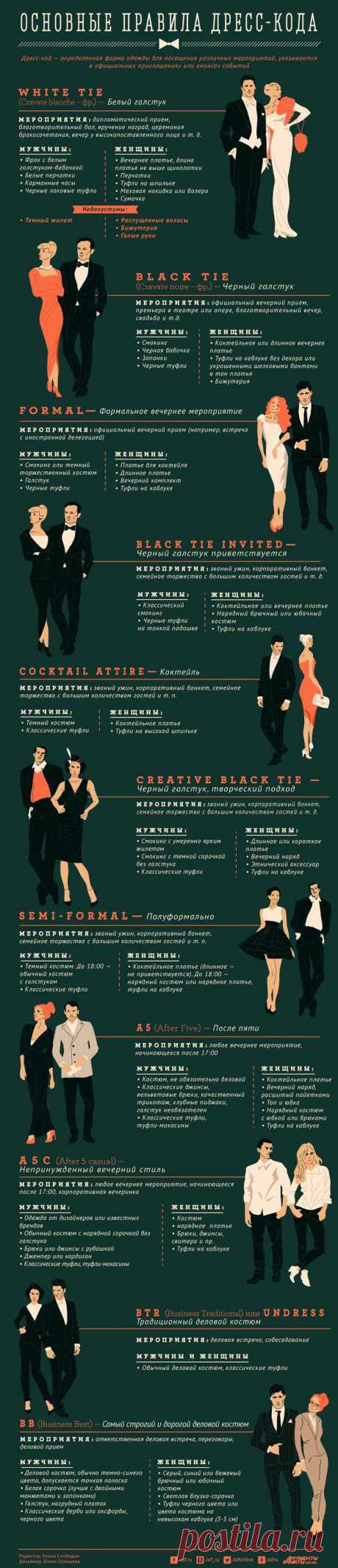 10 основных правил дресс-кода