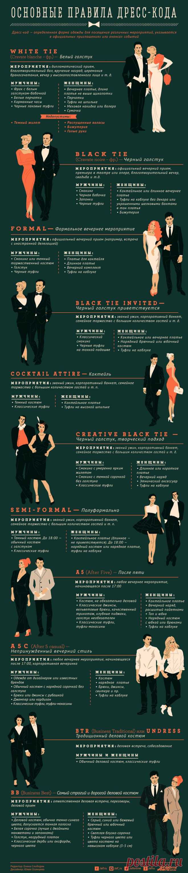 10 основных правил дресс-кода