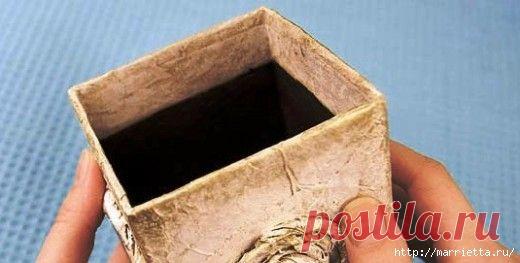 Декорируем цветочные горшки