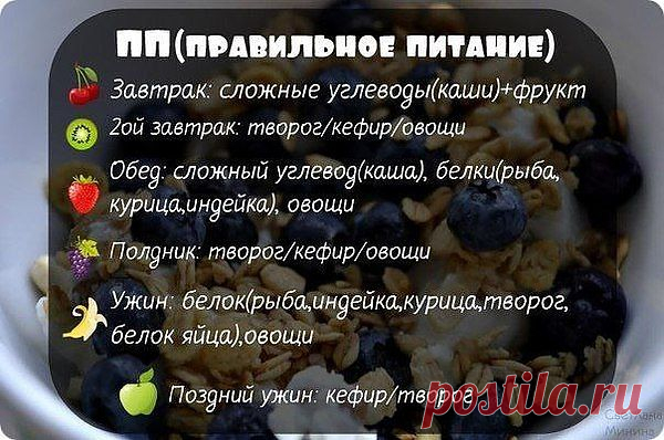 Основы правильного питания.