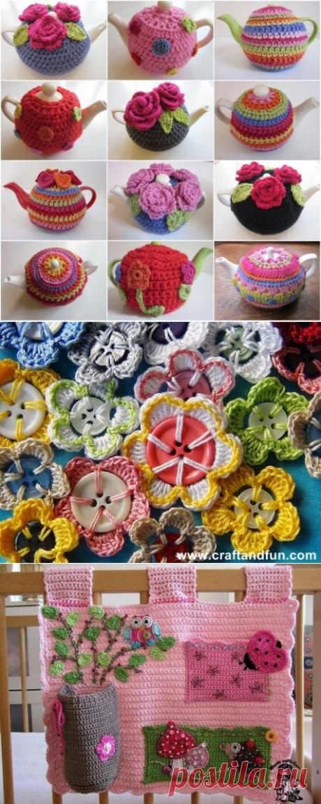 Крючок. Новые идеи. / Вязание крючком / Вязаные крючком аксессуары