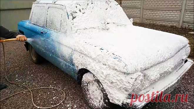 Мощный пеногенератор из огнетушителя