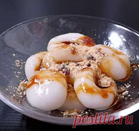 Японская кухня: Клецки из рисовой муки (Сиратама данго) рецепт с фото
