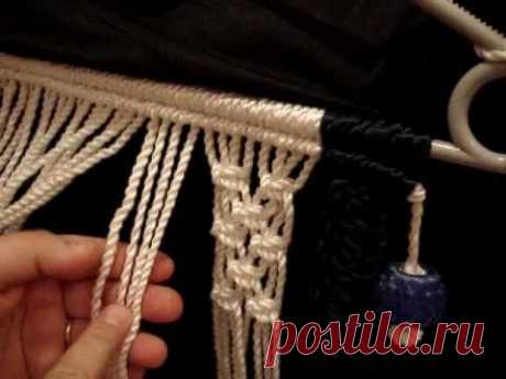 6- تعليقة المكرمية  6 -  macrame Wall ornament