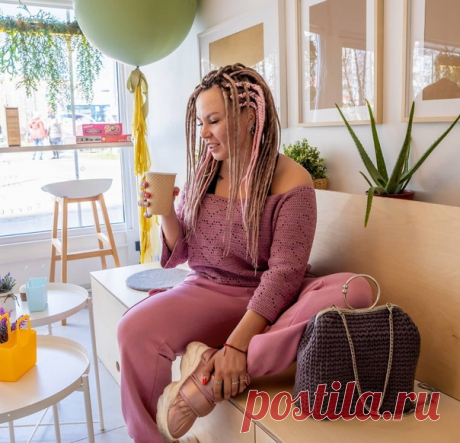 Сердечный джемпер крючком от Олеси Прохоровой og.knits