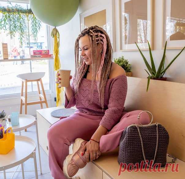 Сердечный джемпер крючком от Олеси Прохоровой og.knits