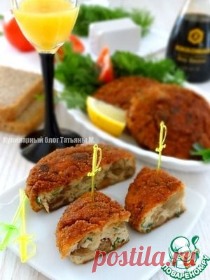Куриные крокеты с опятами - кулинарный рецепт
