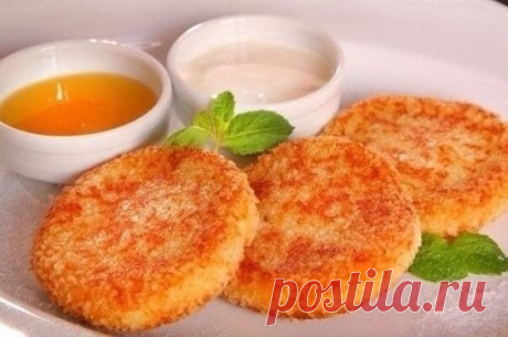 морковно-яблочные сырники.
