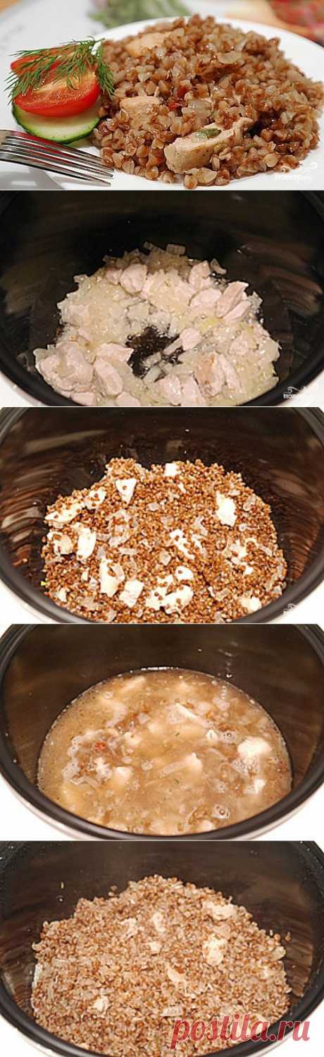 Гречка с мясом в мультиварке - пошаговый кулинарный рецепт на Повар.ру