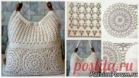 Летняя сумка крючком. | Вязаные крючком аксессуары