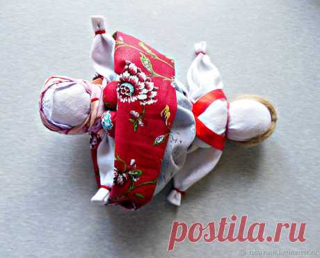 Мастер-класс : Мастерим народную тряпичную куклу Девка-Баба | Журнал Ярмарки Мастеров