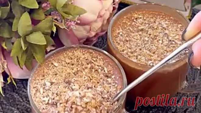 Вкусный десерт из ряженки