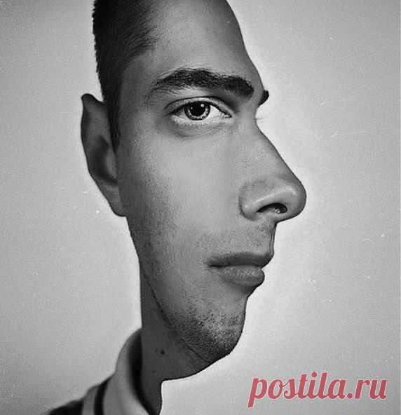 Психологическое упражнение.Графическая иллюзия! . Психологическое упражнение.
Развивает умение сосредоточиться в нужную минуту.
Смотрите на картинку. Сколько времени вы сможете сконцентрироваться на одном объекте. Чтобы у вас взгляд не "перепрыгивал" с анфаса на профиль мужчины.
Чем дольше вы сможете удерживать взгляд тем лучше.