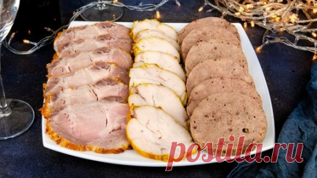 Больше не покупаю непонятную колбасу для мясной нарезки, а готовлю сама. Целых 3 рецепта вкусной нарезки.