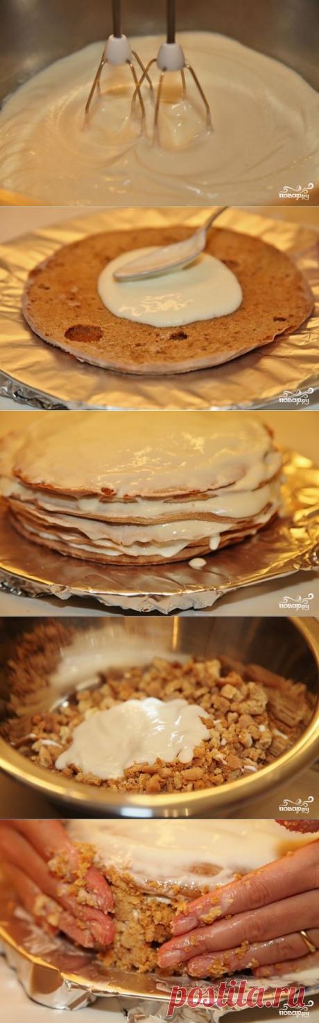Торт &quot;Медовик&quot; - пошаговый кулинарный рецепт на Повар.ру