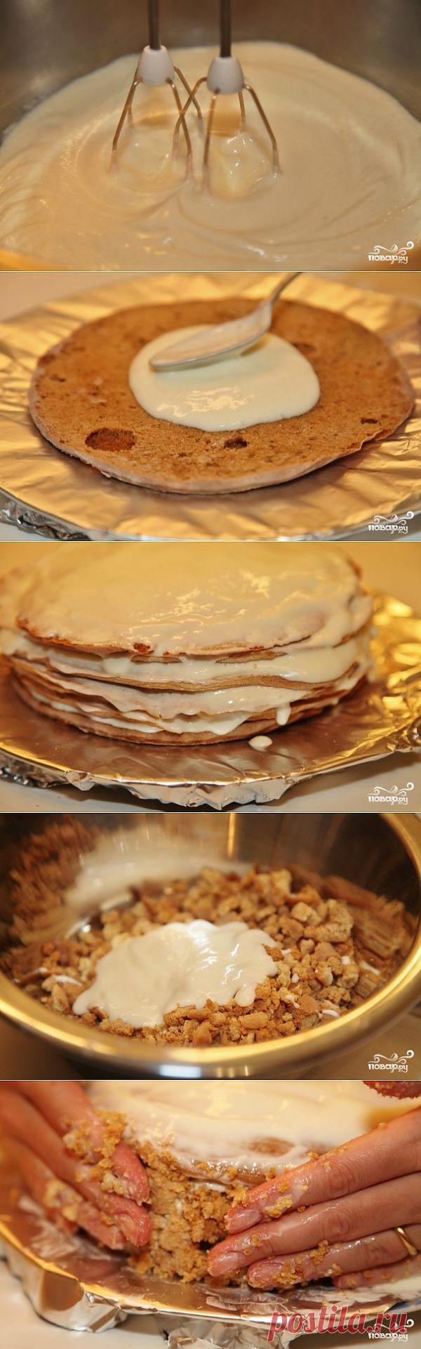Торт "Медовик" - пошаговый кулинарный рецепт на Повар.ру