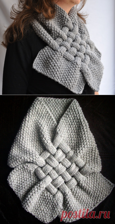 ETSY Free Shipping-Gray Scarf от doknitting на Etsy