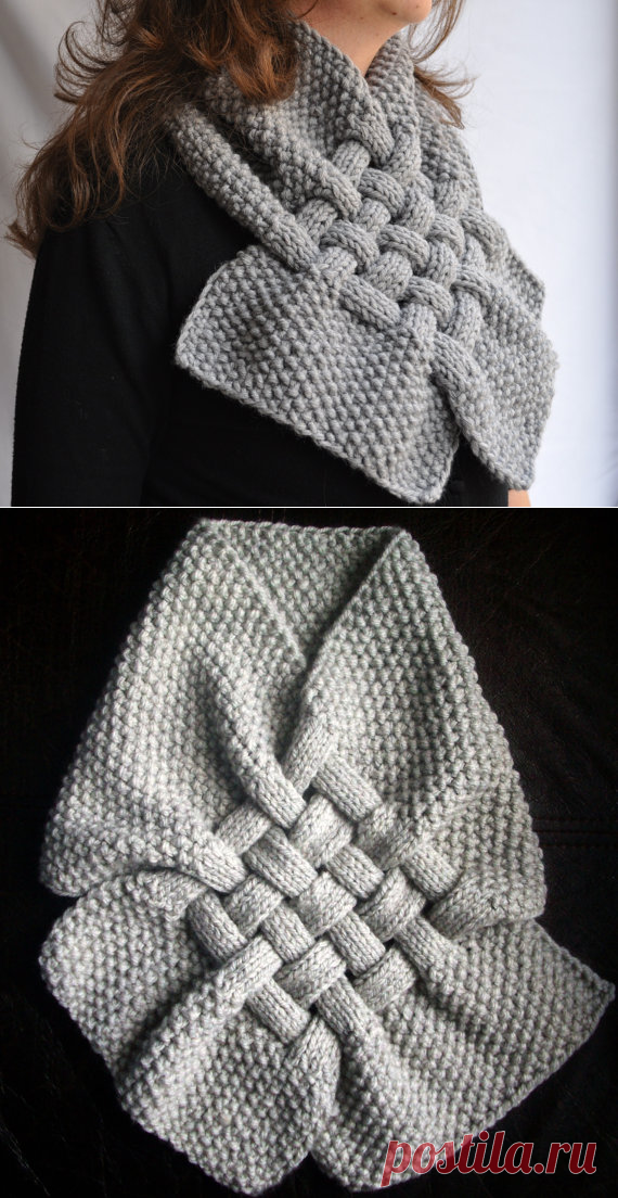 ETSY Free Shipping-Gray Scarf от doknitting на Etsy