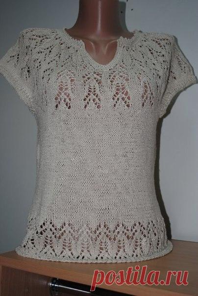 Вязание спицами: модели с круглой кокеткой - Вяжем сети, спицы и крючок - ТВОРЧЕСТВО РУК - Каталог статей - ЛИНИИ ЖИЗНИ