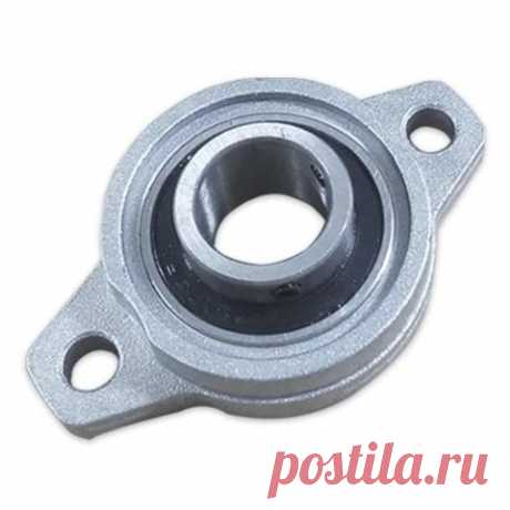Подшипник опорный с фланцем HR0737 / 8mm KFL08, цинковый сплав - belchip.by