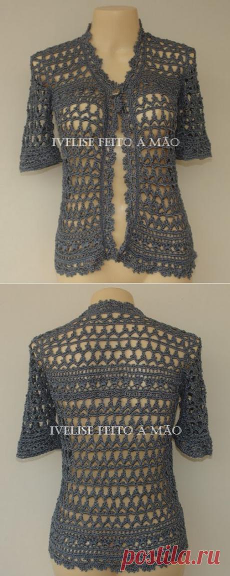 Ivelise Hand Made: Моя работа: Лейси Кардиган и взять ....