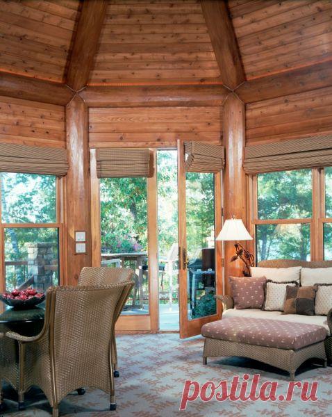 Custom Hybrid Log Homes & Timber-Frame Homes – Photo Gallery by Wisconsin Log Homes - Special Spaces - Wisconsin Log Homes