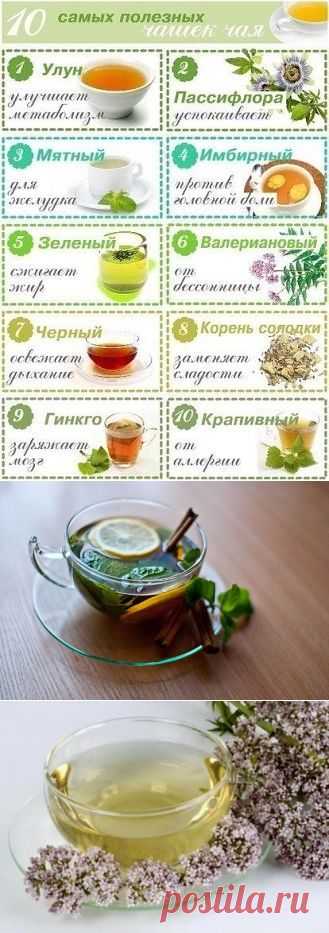 10 самых полезных чашек чая.