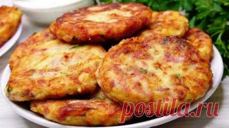 Нежные и хрустящие картофельные шницели — Кухня гурмана