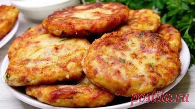 Нежные и хрустящие картофельные шницели — Кухня гурмана